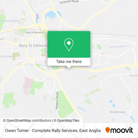 Owen Turner - Complete Rally Services map