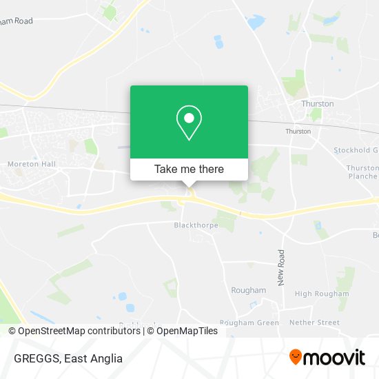 GREGGS map