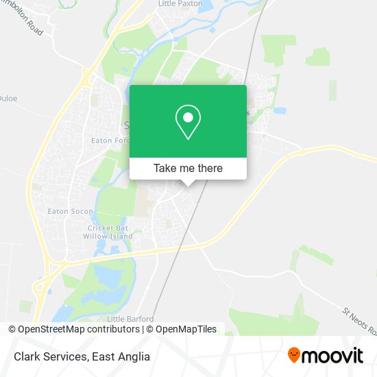 Clark Services map