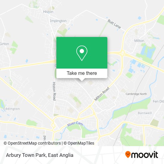 Arbury Town Park map