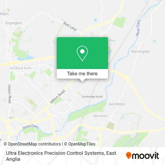 Ultra Electronics Precision Control Systems map
