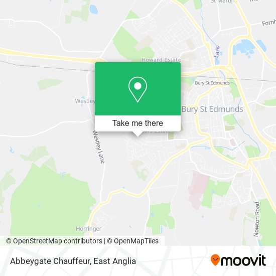 Abbeygate Chauffeur map