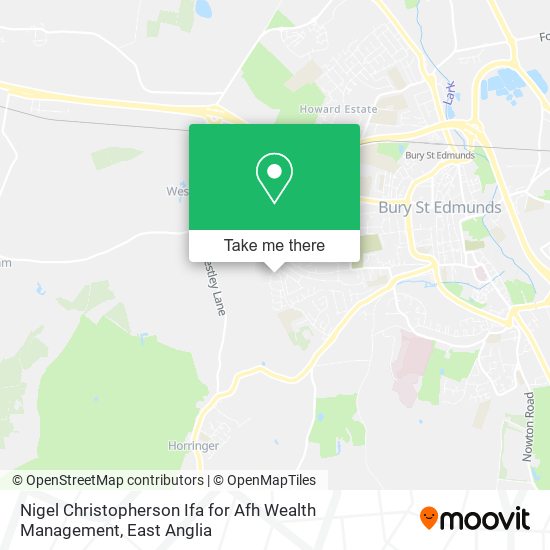 Nigel Christopherson Ifa for Afh Wealth Management map