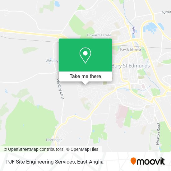 PJF Site Engineering Services map
