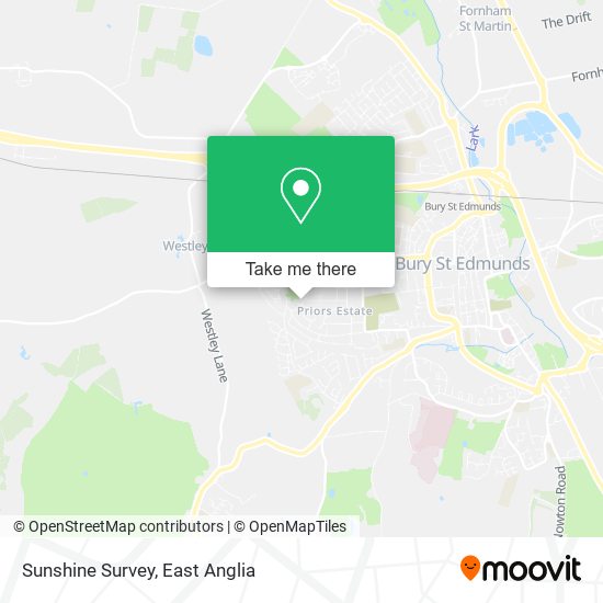 Sunshine Survey map