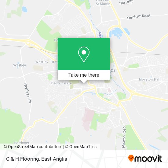 C & H Flooring map