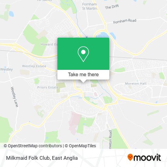 Milkmaid Folk Club map