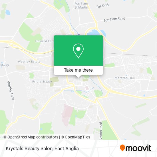 Krystals Beauty Salon map