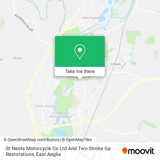 St Neots Motorcycle Co Ltd And Two Stroke Gp Restorations map