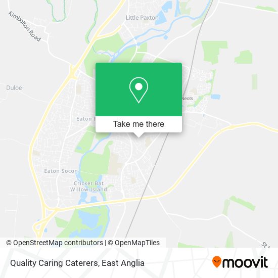 Quality Caring Caterers map