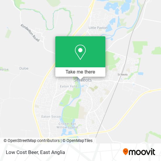 Low Cost Beer map