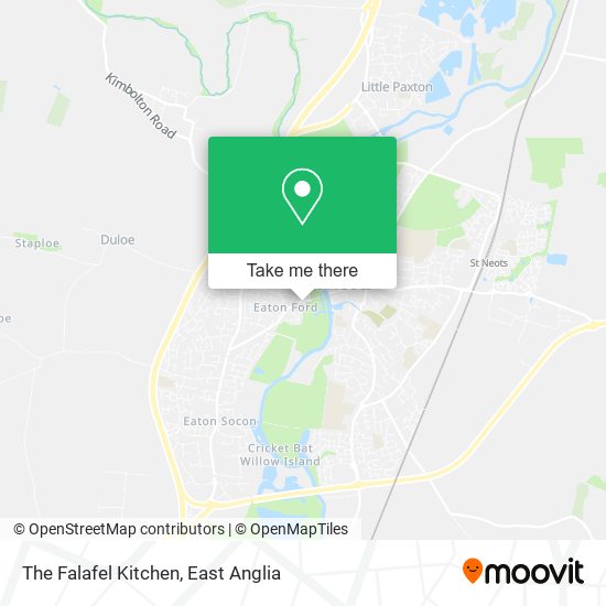 The Falafel Kitchen map