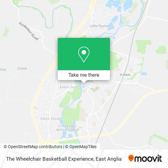 The Wheelchair Basketball Experience map