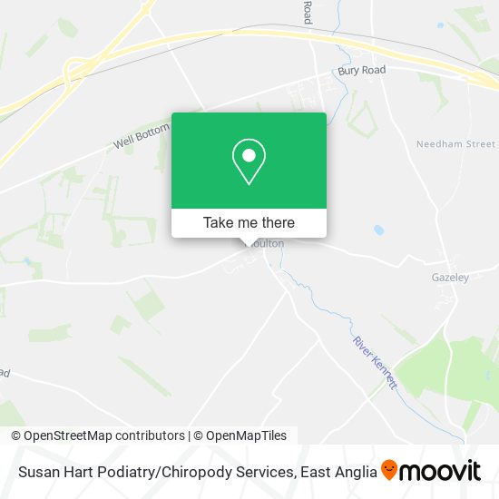 Susan Hart Podiatry / Chiropody Services map