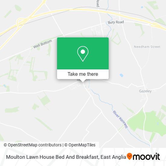 Moulton Lawn House Bed And Breakfast map