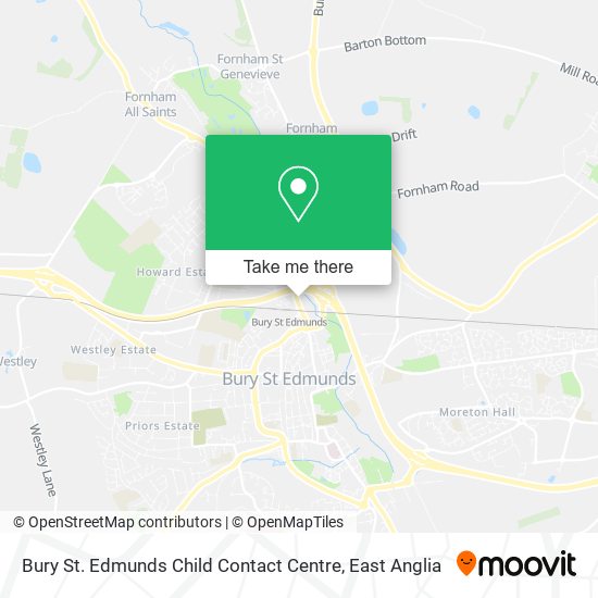 Bury St. Edmunds Child Contact Centre map