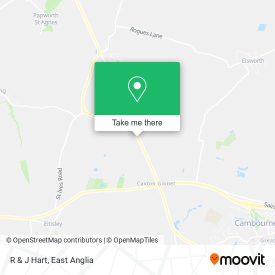 R & J Hart map