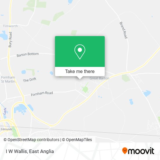 I W Wallis map