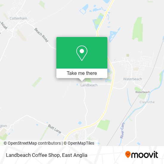 Landbeach Coffee Shop map