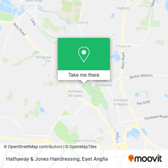 Hathaway & Jones Hairdressing map