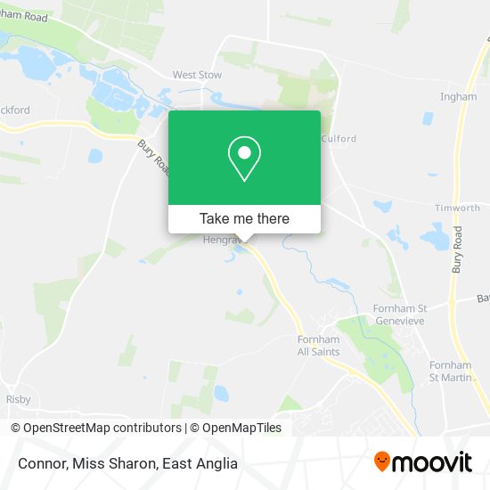 Connor, Miss Sharon map