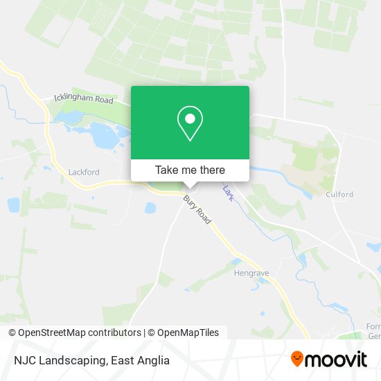 NJC Landscaping map