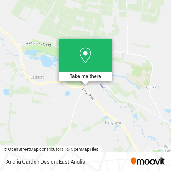 Anglia Garden Design map