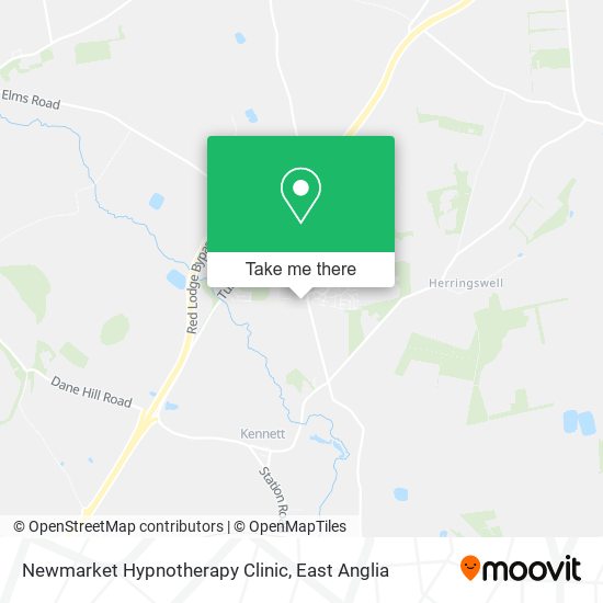Newmarket Hypnotherapy Clinic map