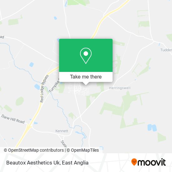 Beautox Aesthetics Uk map