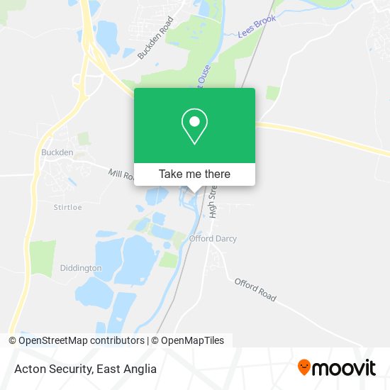 Acton Security map