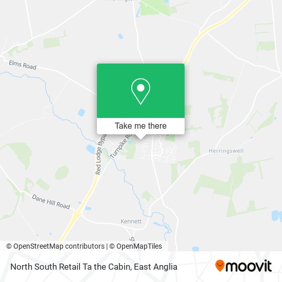 North South Retail Ta the Cabin map