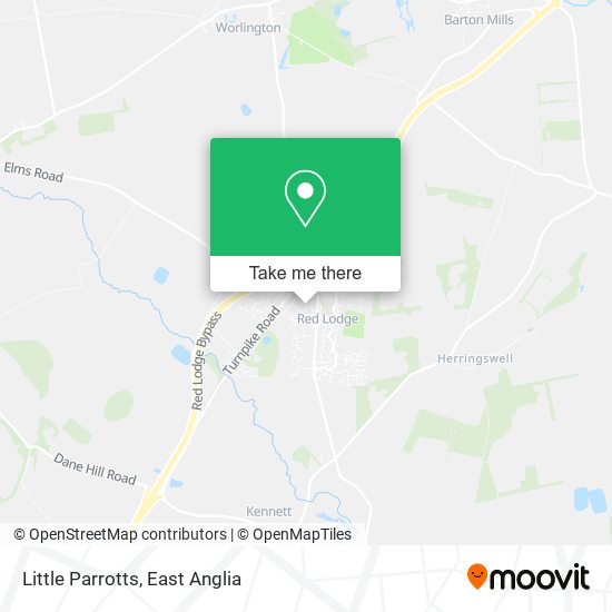 Little Parrotts map