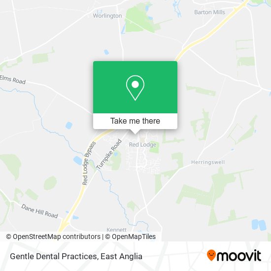 Gentle Dental Practices map
