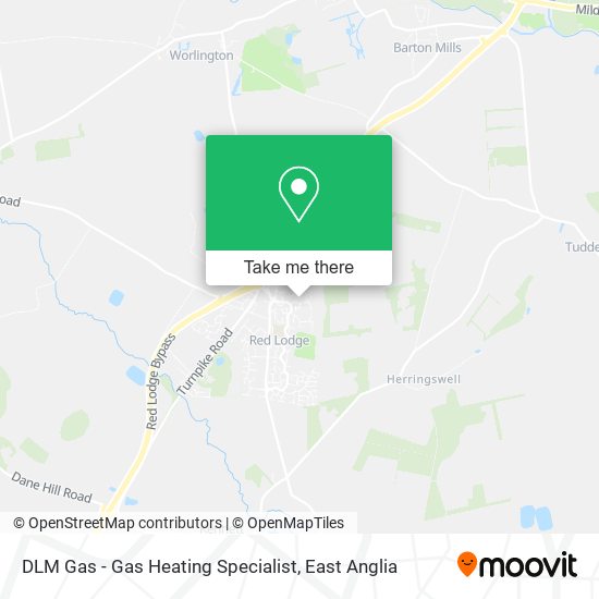 DLM Gas - Gas Heating Specialist map