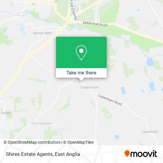 Shires Estate Agents map