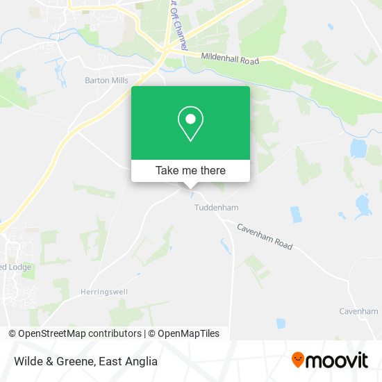 Wilde & Greene map