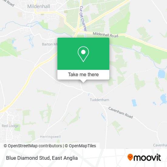 Blue Diamond Stud map