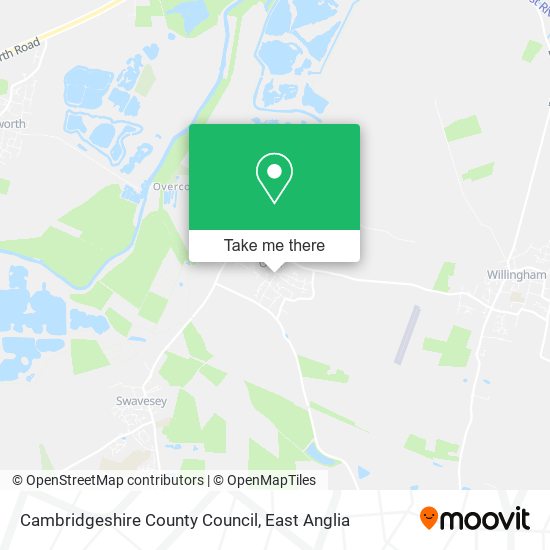 Cambridgeshire County Council map