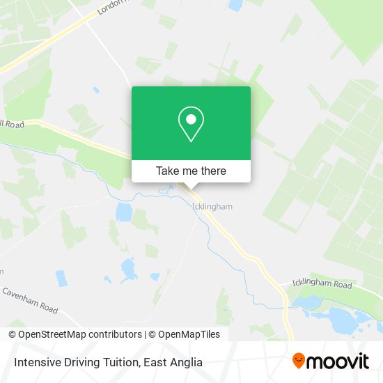 Intensive Driving Tuition map