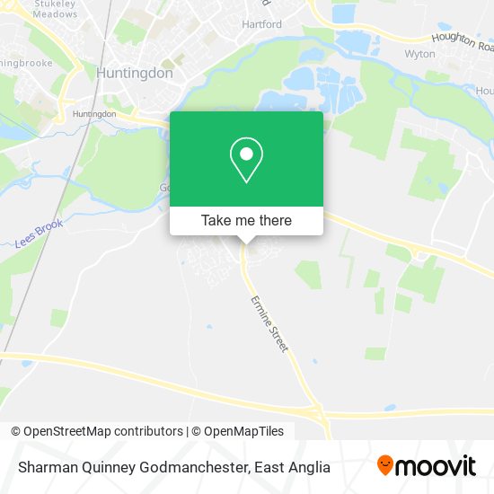 Sharman Quinney Godmanchester map