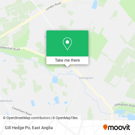 Gill Hedge Po map