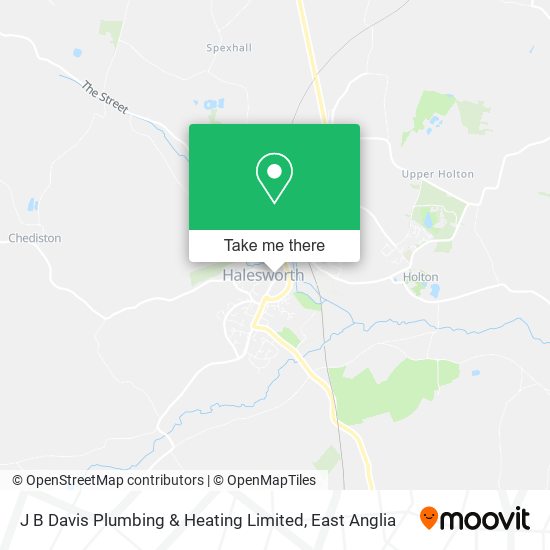 J B Davis Plumbing & Heating Limited map