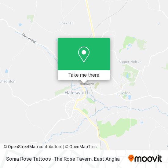 Sonia Rose Tattoos -The Rose Tavern map