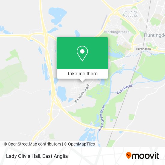 Lady Olivia Hall map