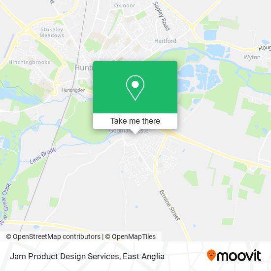 Jam Product Design Services map