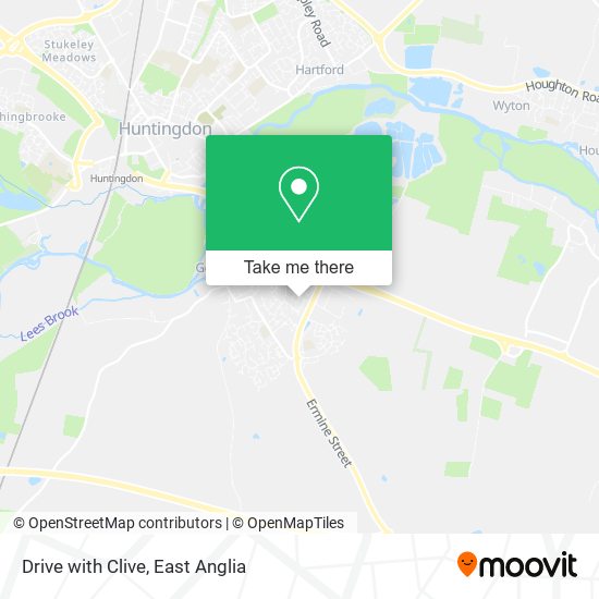 Drive with Clive map