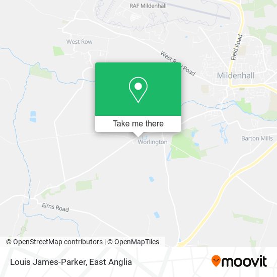 Louis James-Parker map