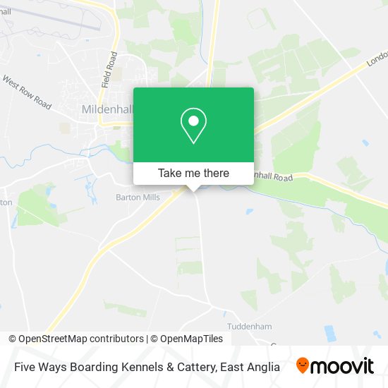 Five Ways Boarding Kennels & Cattery map