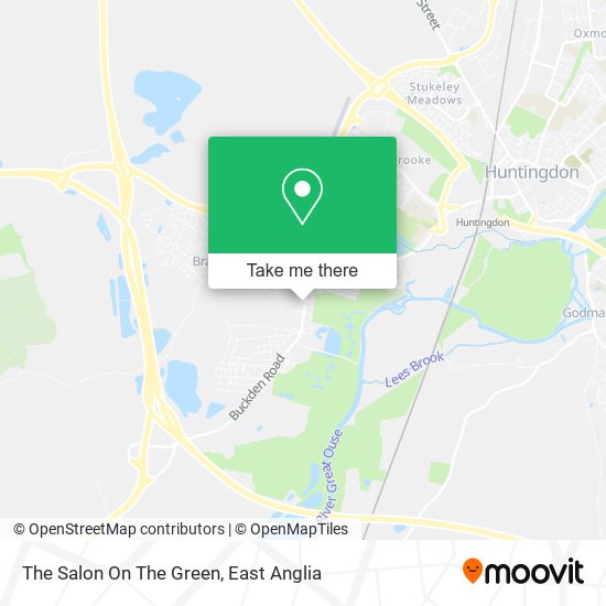 The Salon On The Green map