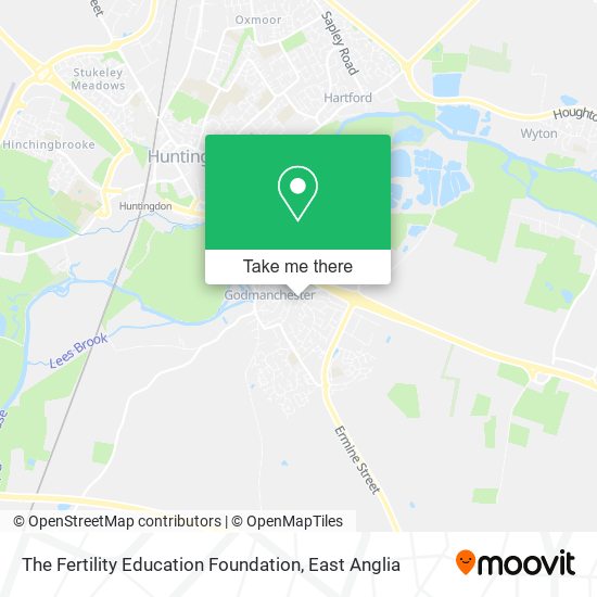 The Fertility Education Foundation map